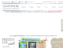 Tablet Screenshot of kaartmix.nl